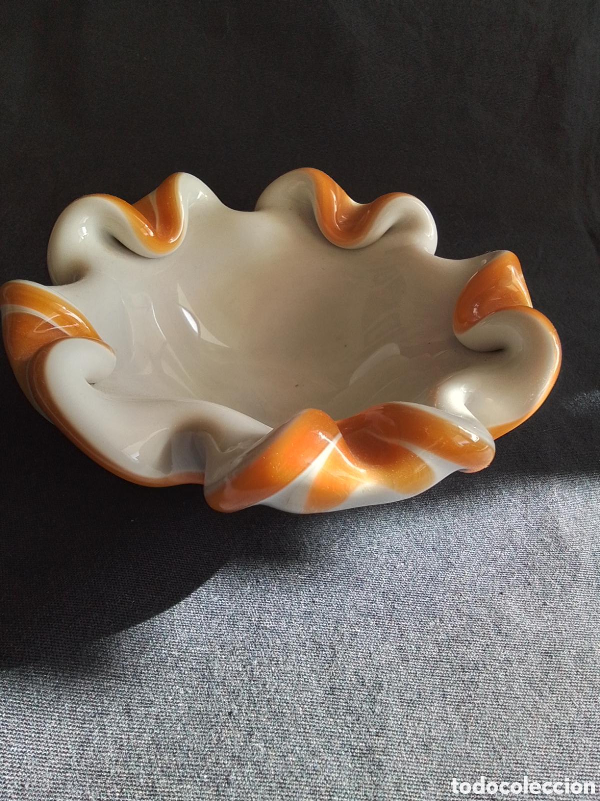 Vintage: Cenicero de cristal de Murano
