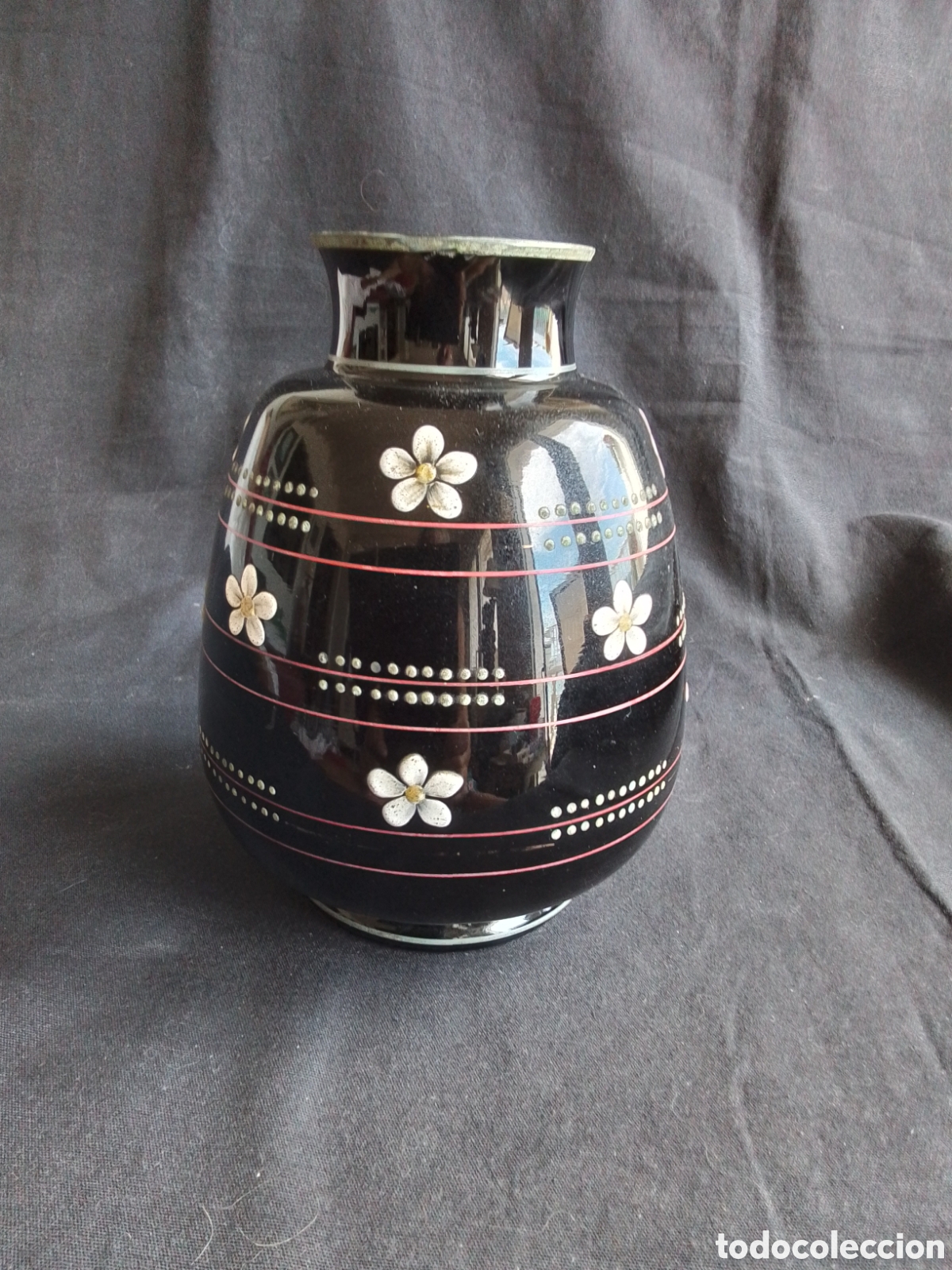 Vintage: Jarr&oacute;n de cristal Art D&eacute;co