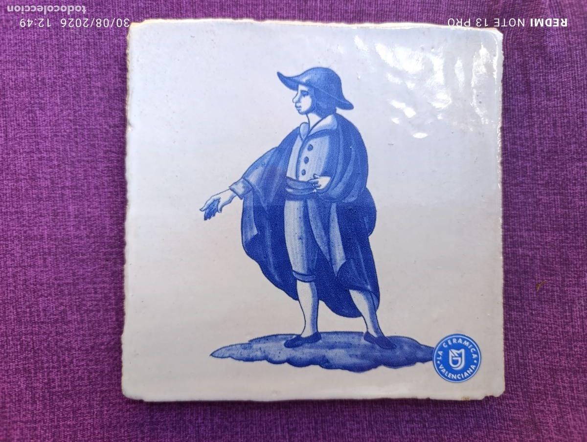 Vintage: AZULEJOS DE OFICIOS,NINOTS. - Foto 2