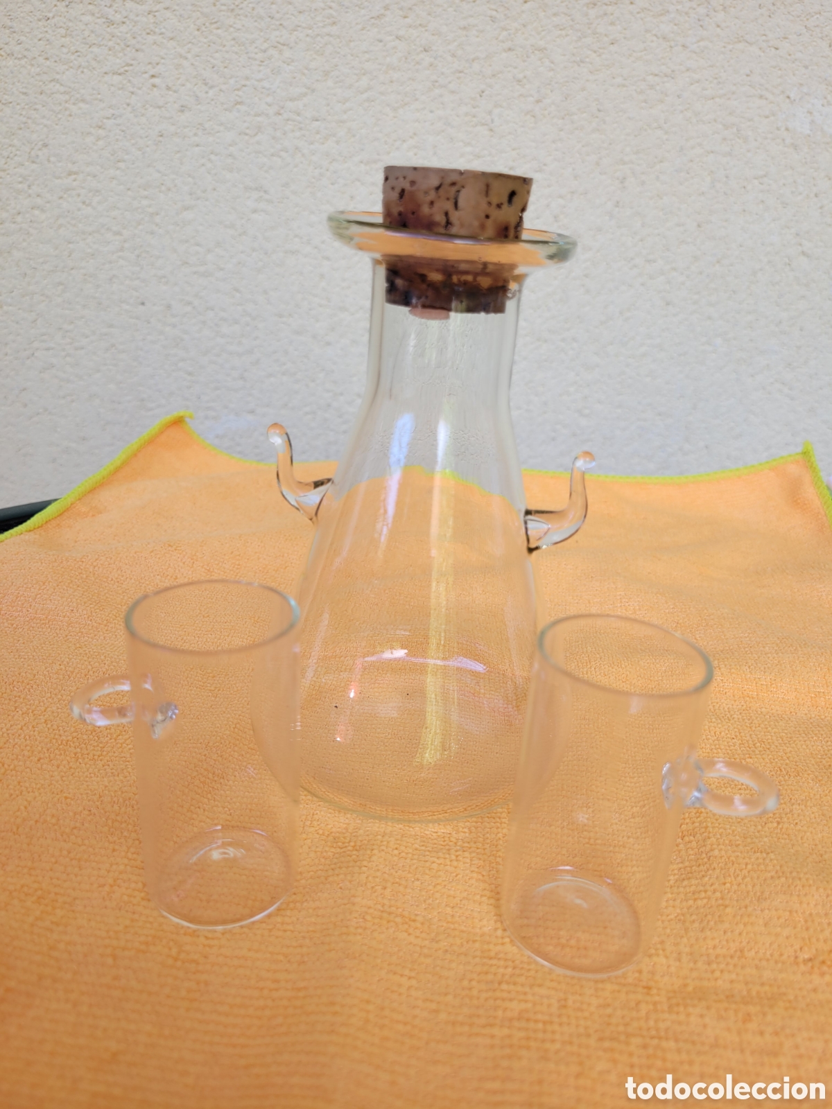 Vintage: FRASCA de LICOR y 2 VASITOS - Foto 2
