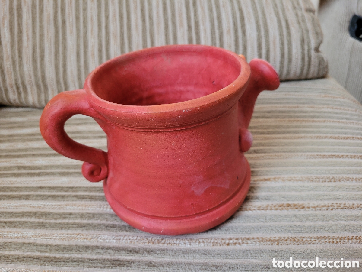 Vintage: MACETERO DE CERAMICA, CON FORMA DE REGADERA - Foto 2