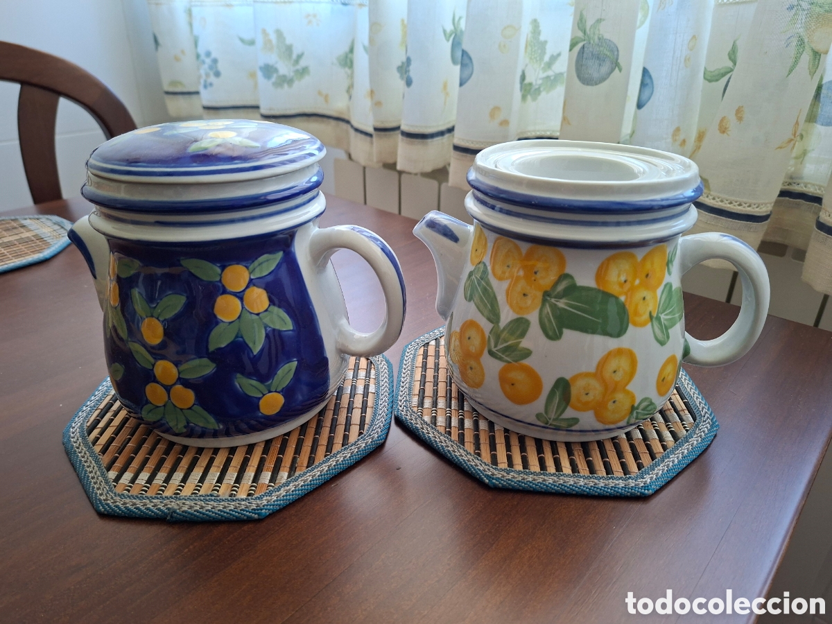 Vintage: PAREJA DE ACEITERAS DE CERAMICA