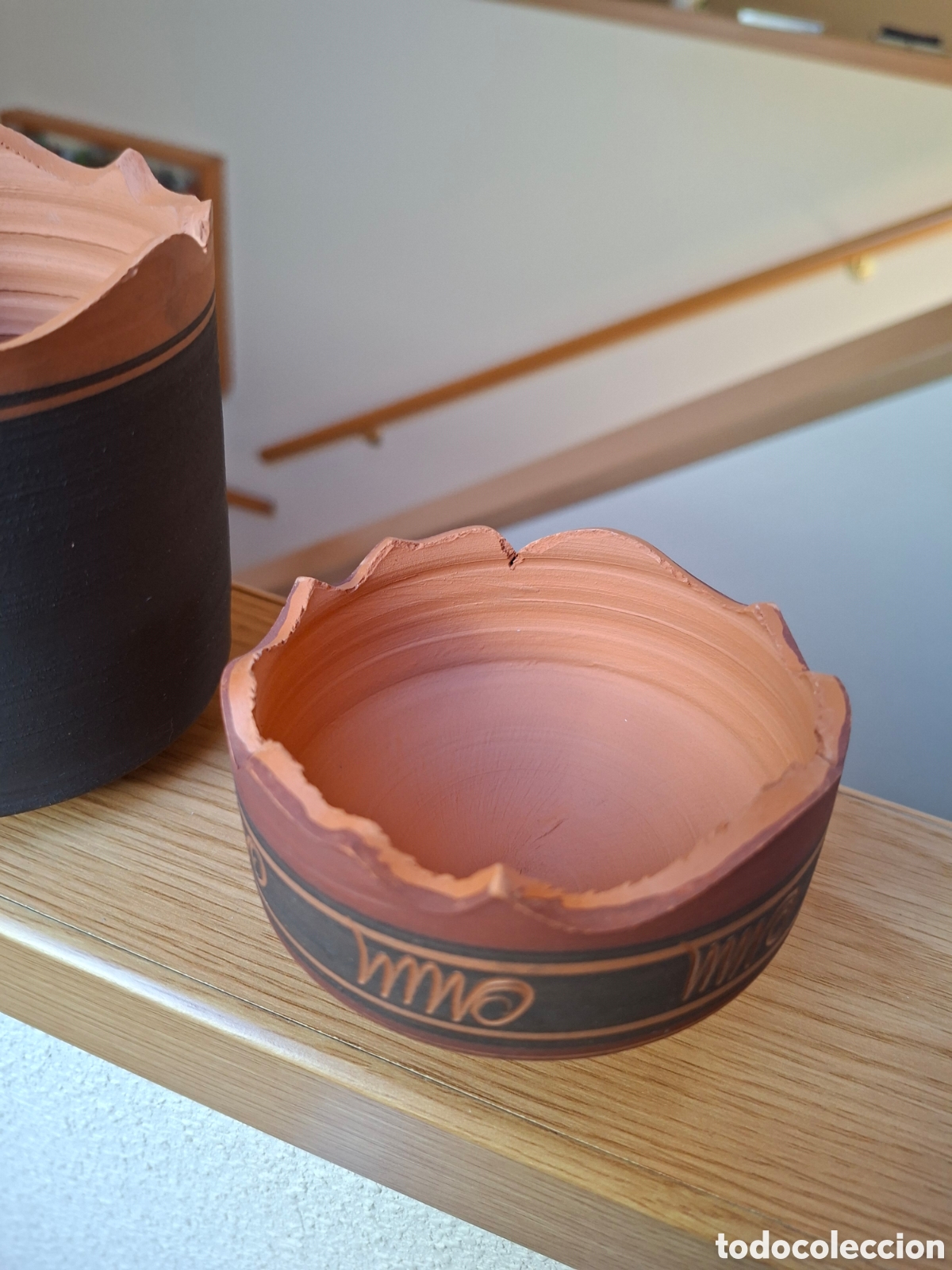 Vintage: TARRO DE CERAMICA DECORADO - Foto 6
