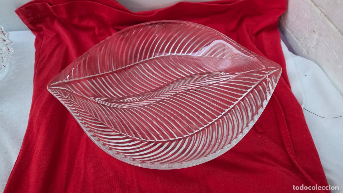 Vintage: centro de mesa de cristal
