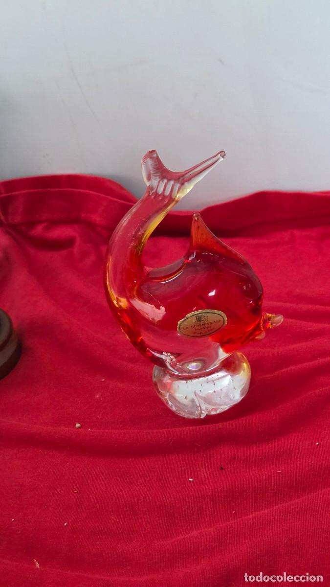 Vintage: pez de cristal de murano - Foto 2