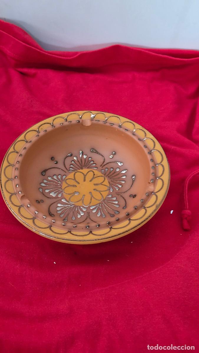 Vintage: cenicero de ceramica vintage