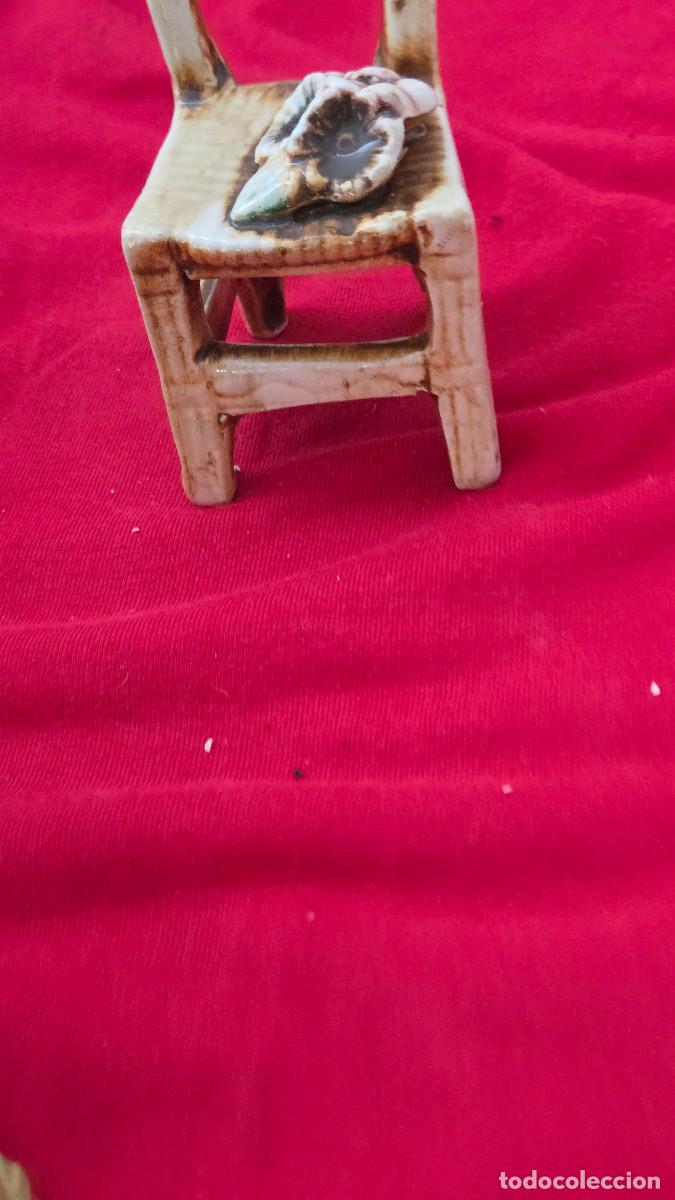 Vintage: mini silla de ceramica - Foto 2