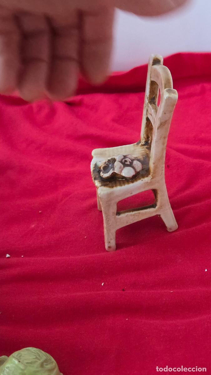 Vintage: mini silla de ceramica - Foto 3