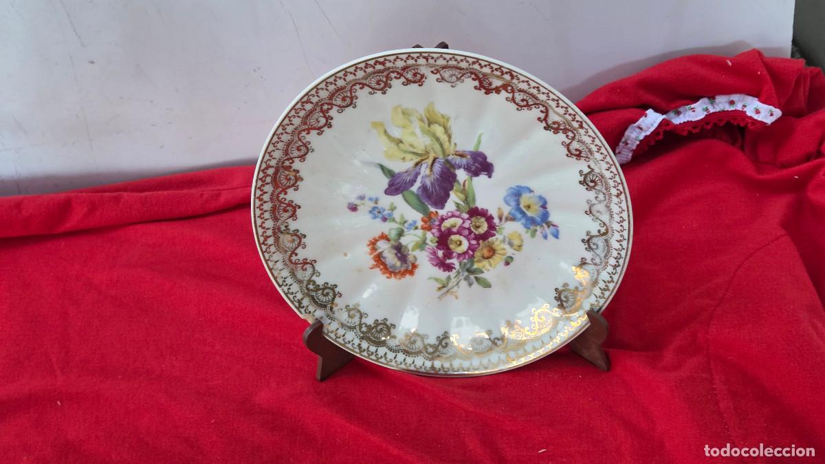 Vintage: plato de porcelana vintage