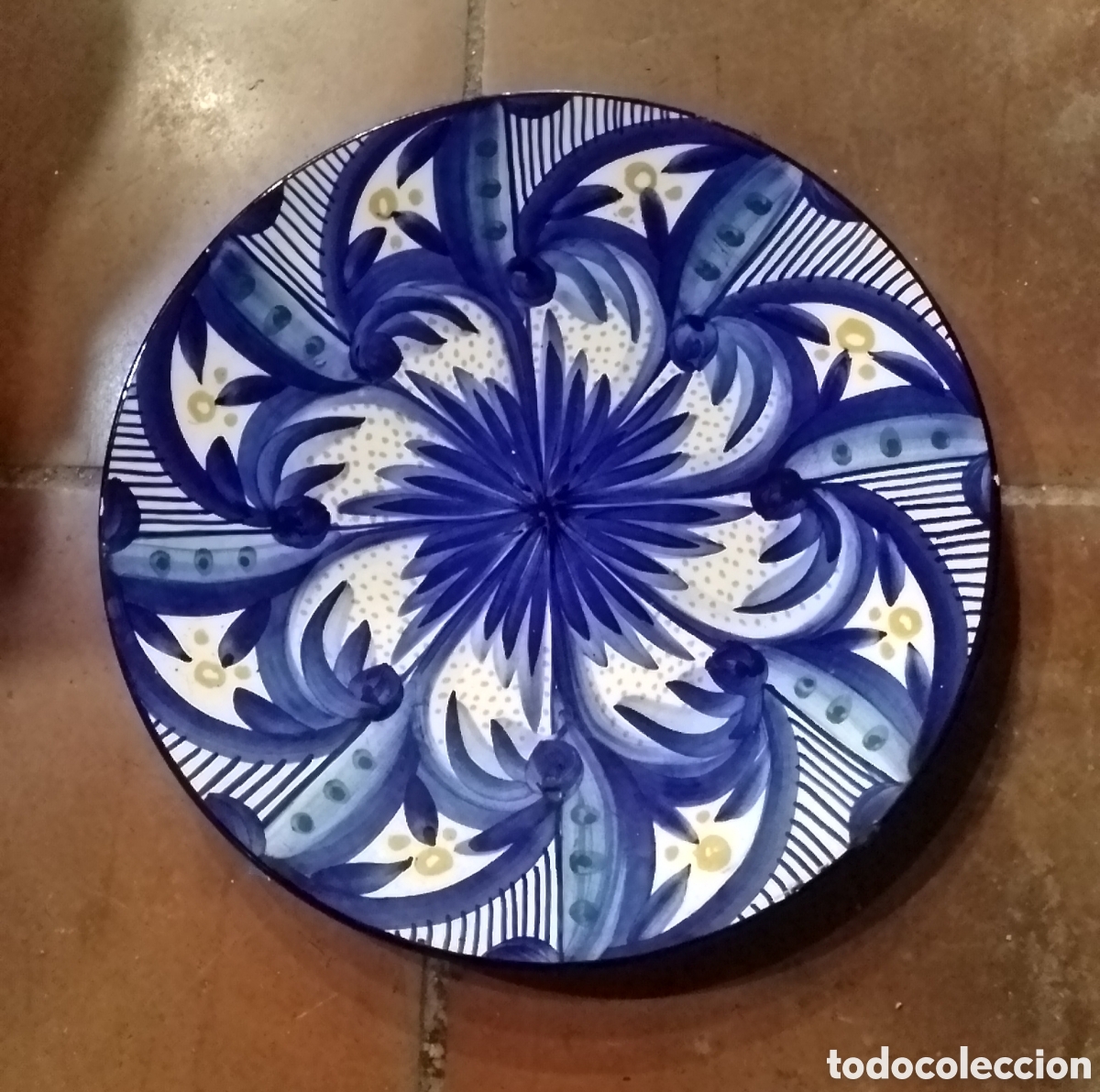 Vintage: Plato decorativo M Valero