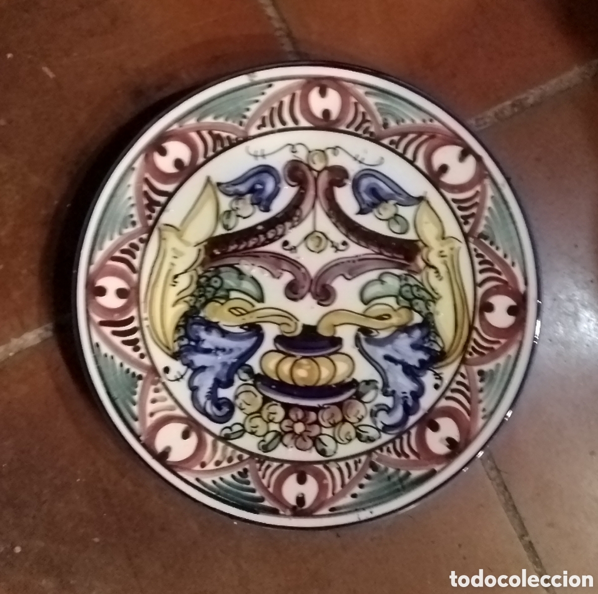 Vintage: Plato decorativo para colgar