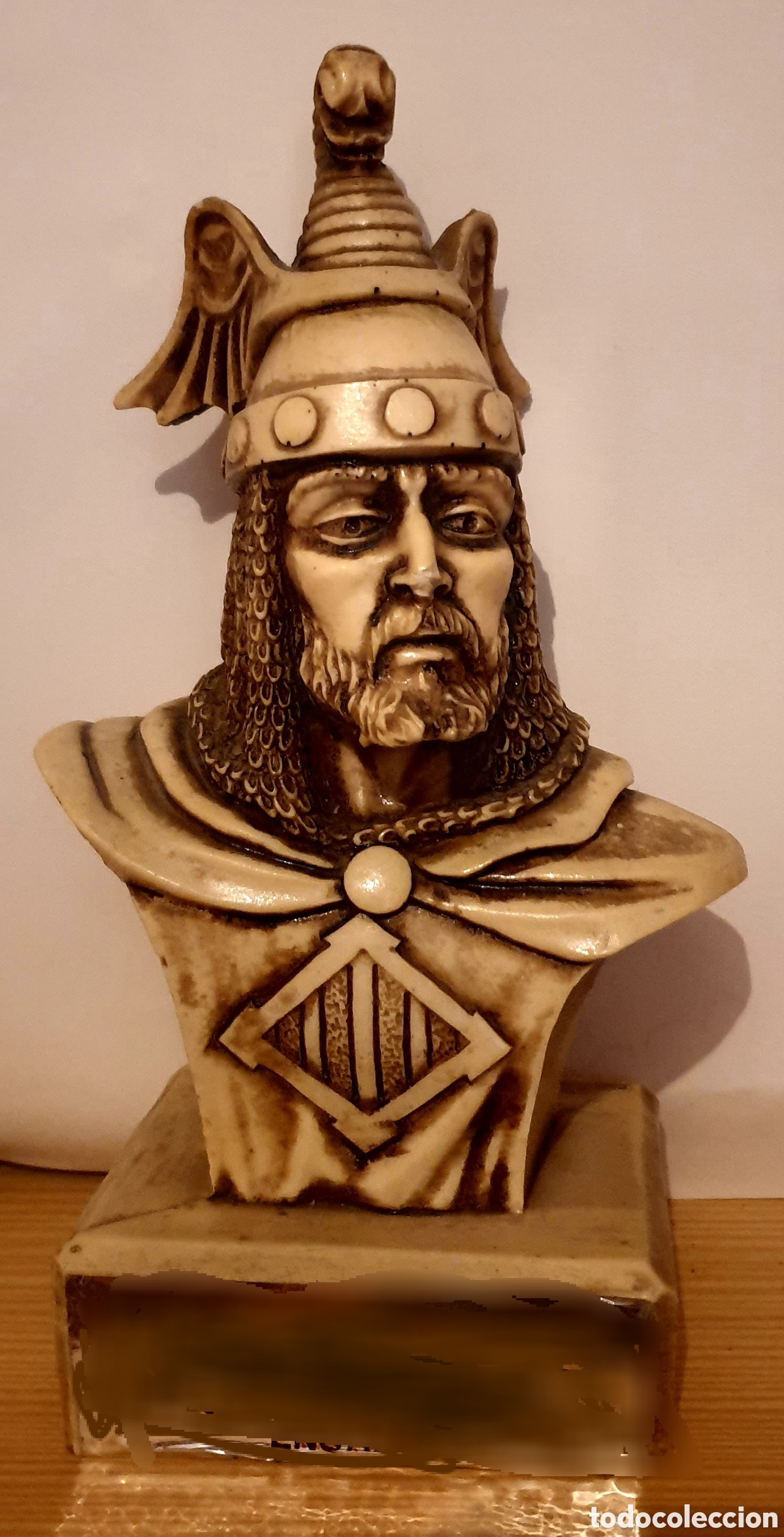 Vintage: Figura busto Rey Jaime I
