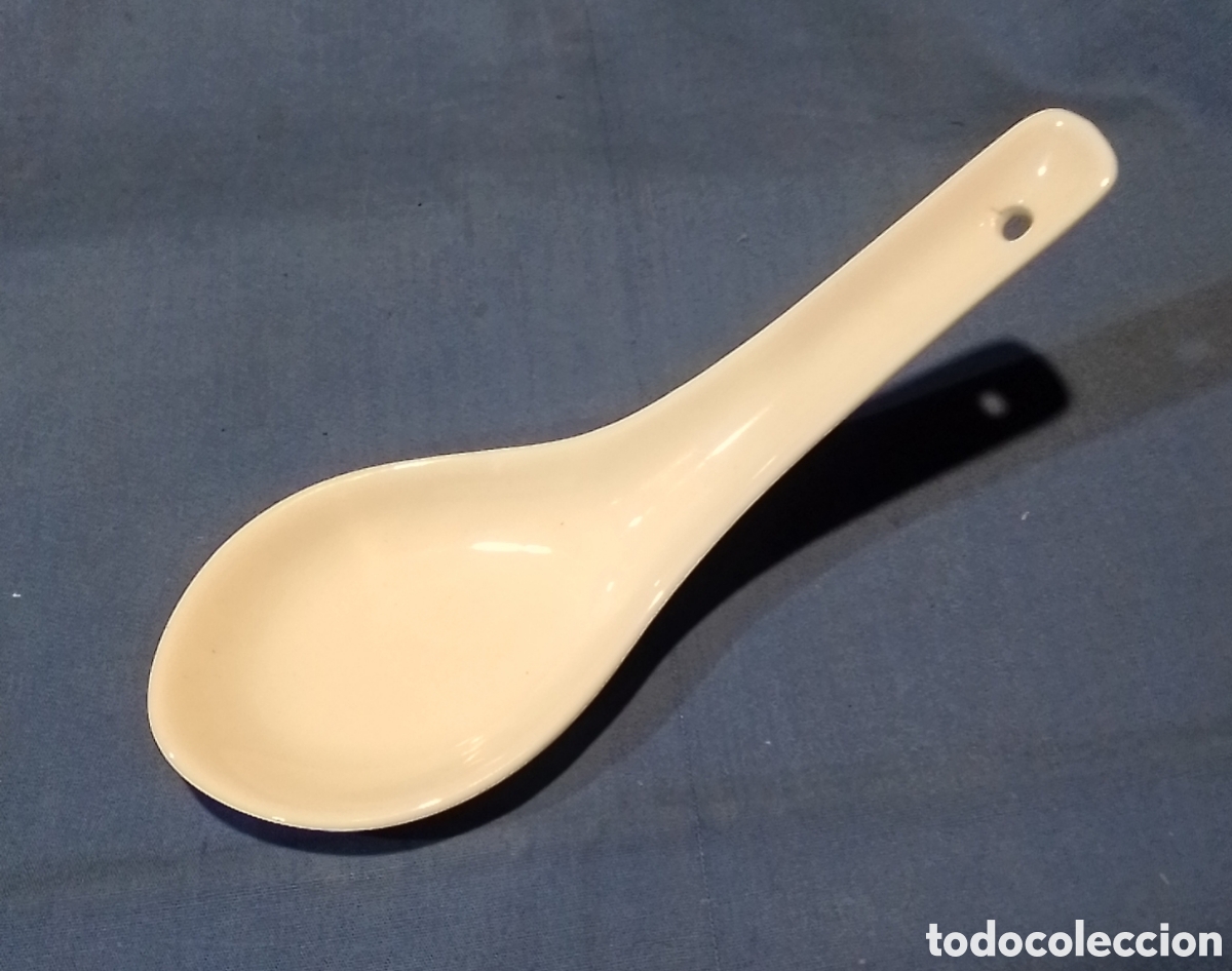 Vintage: Cuchara de porcelana - Foto 1