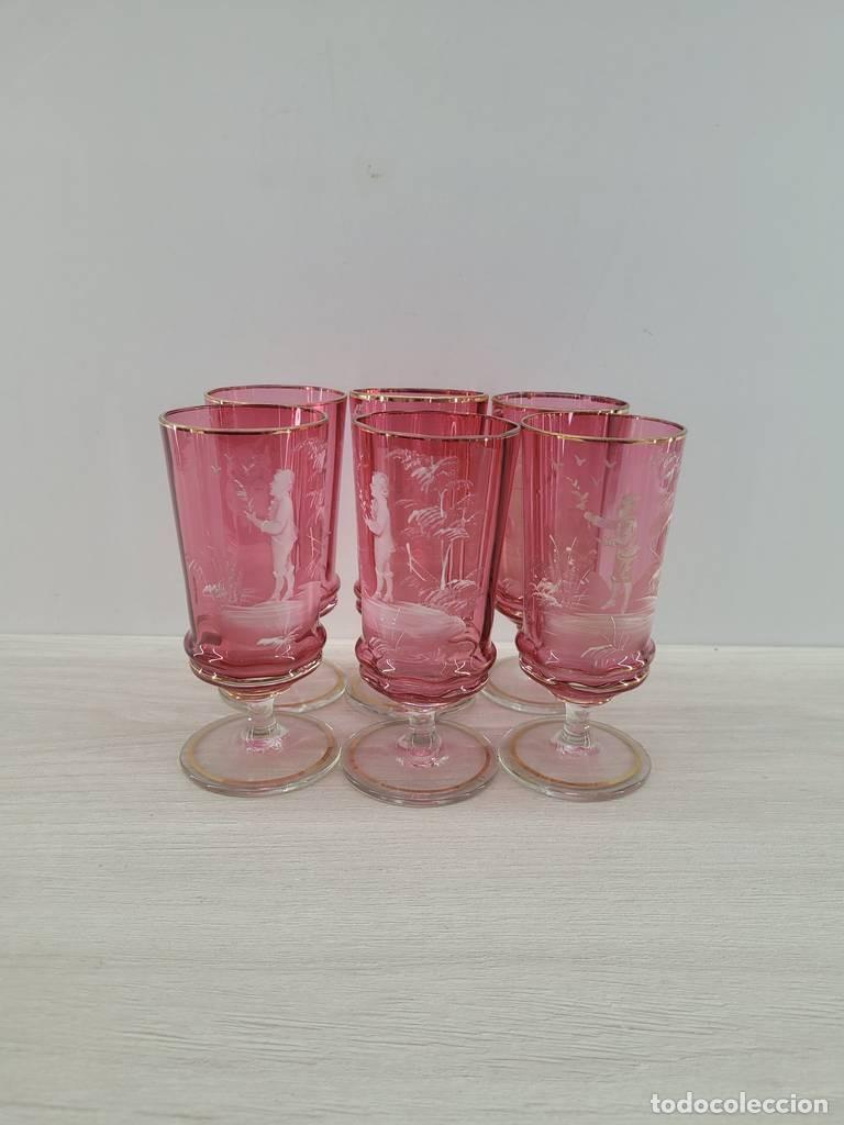 Vintage: COPAS MARY GREGORY DE VIDRIO - Foto 2