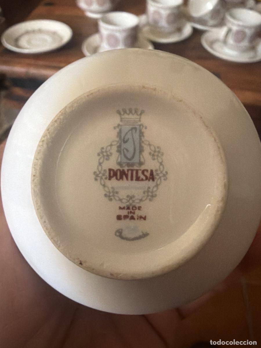 Vintage: Juego de caf&eacute; vintage Pontesa Granada &ndash; loza fina Ironstone espa&ntilde;ola &ndash; a&ntilde;os 60/70 &ndash; completo