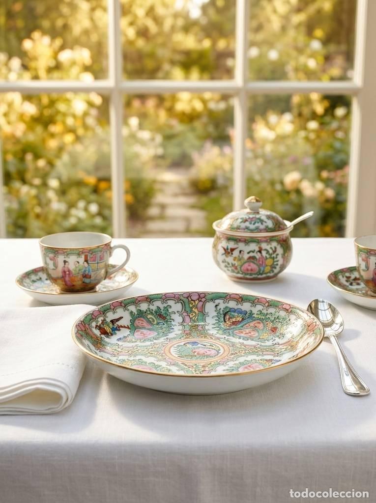 Vintage: PLATO DE PORCELANA CHINA