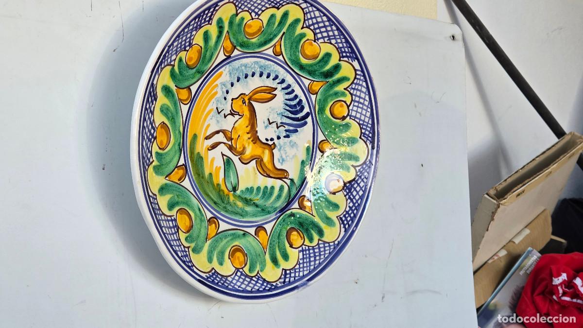 Vintage: plato de ceramica rustica