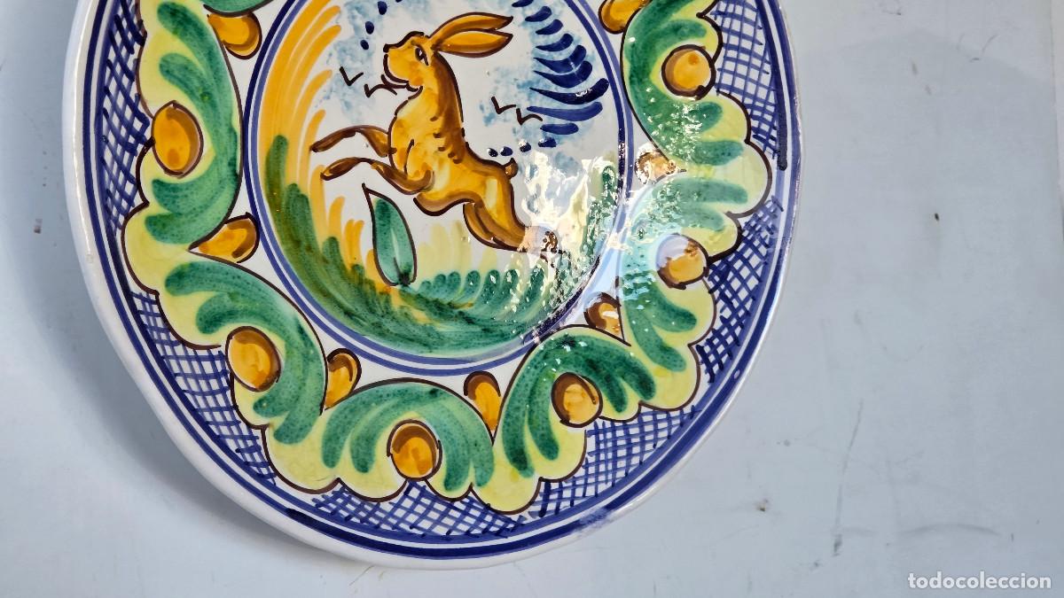 Vintage: plato de ceramica rustica - Foto 4
