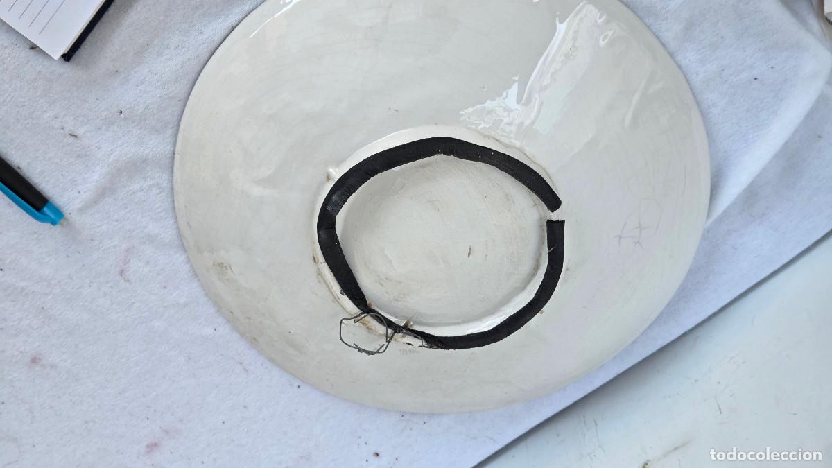 Vintage: plato de ceramica rustica - Foto 5