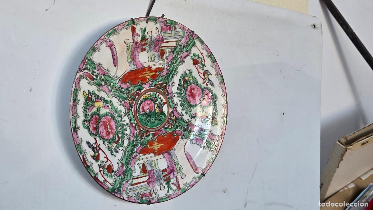 Vintage: plato de porcelana oriental