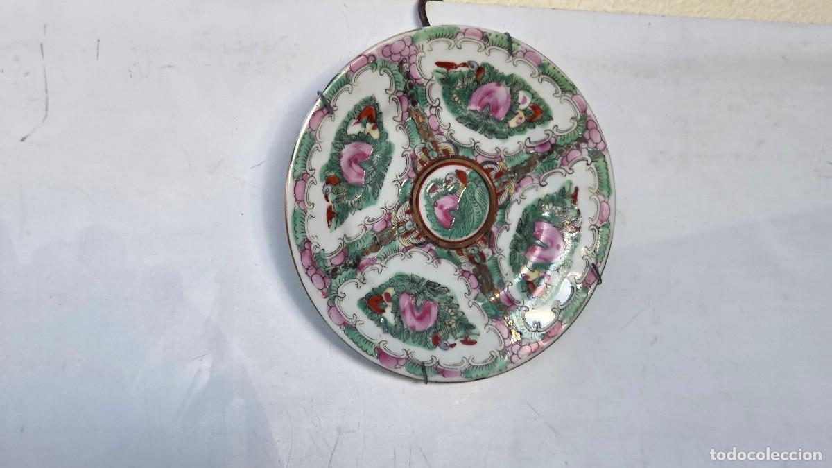 Vintage: plato de porcelana oriental