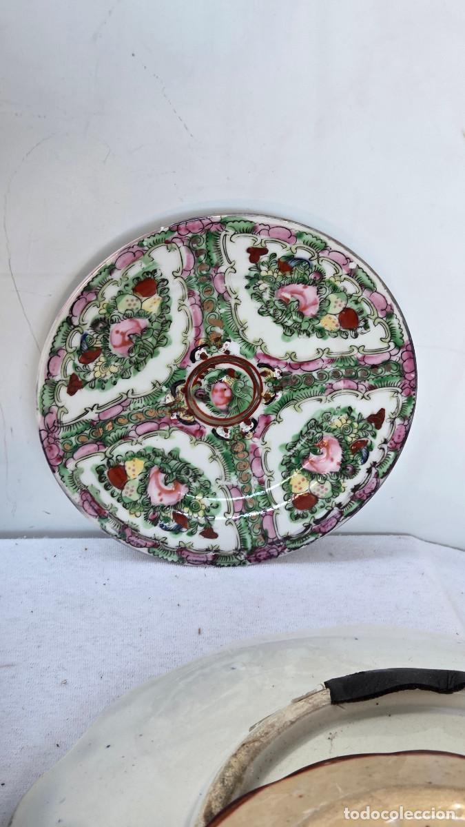 Vintage: plato de porcelana oriental