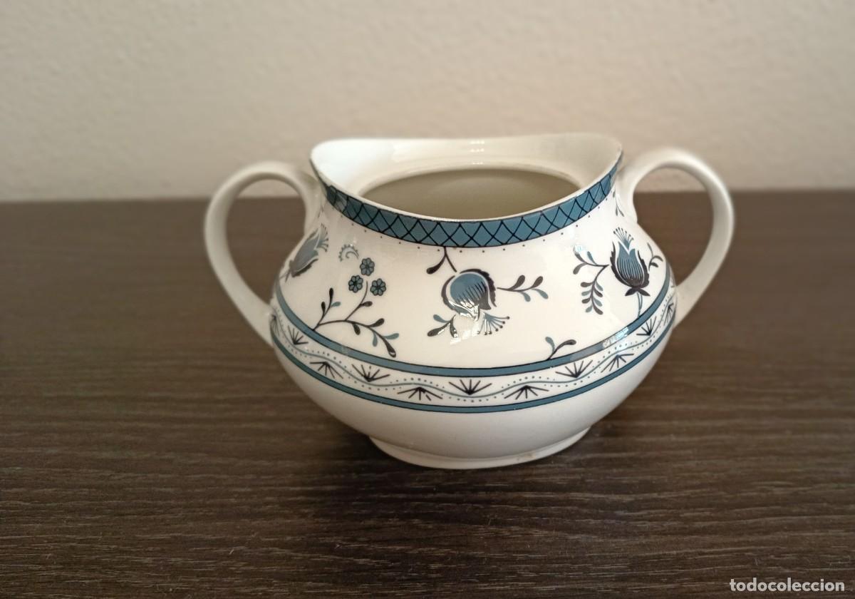 Vintage: BONITO AZUCARERO ABIERTO CON ASAS DE PORCELANA DE ROYAL DOULTON,PATR&Oacute;N CAMBRIDGE TC 1017, VINTAGE