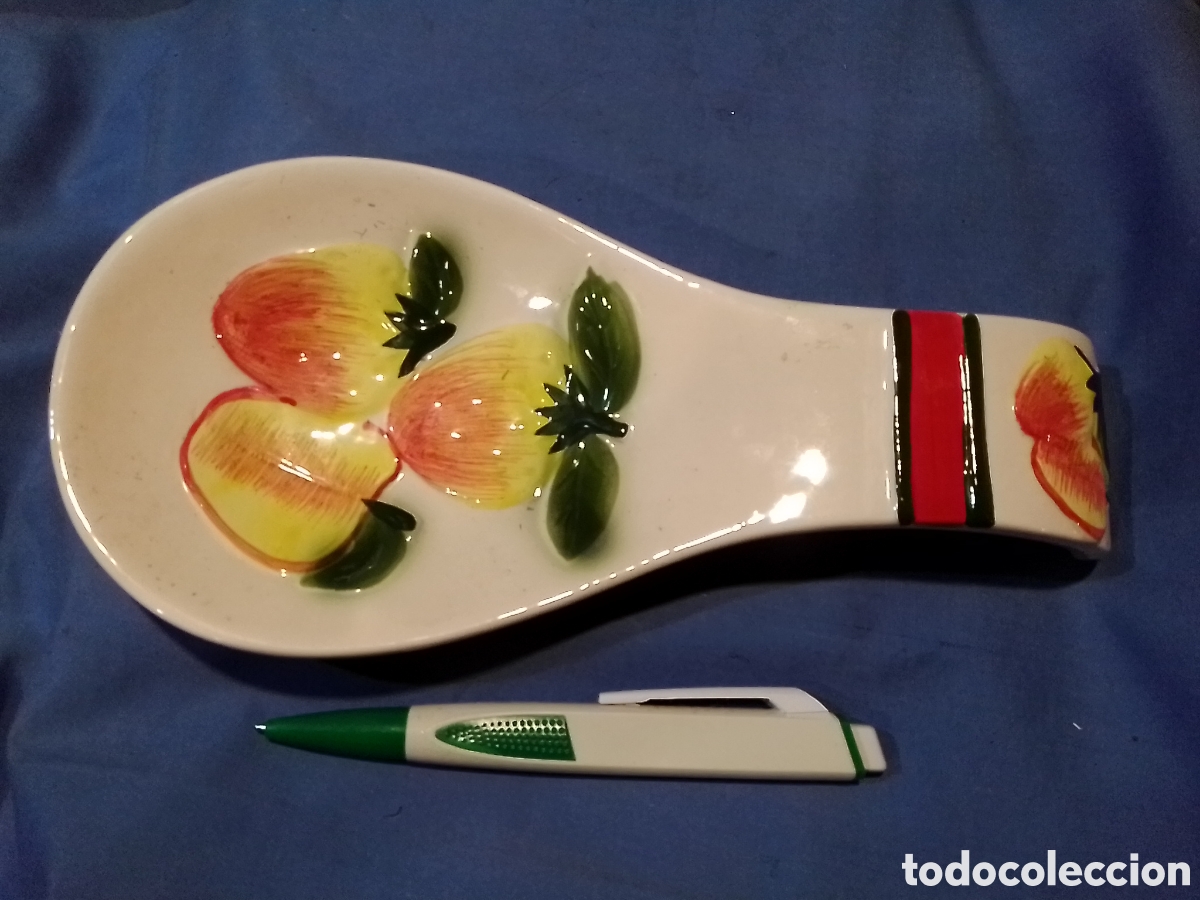 Vintage: Soporte de cer&aacute;mica para la cuchara