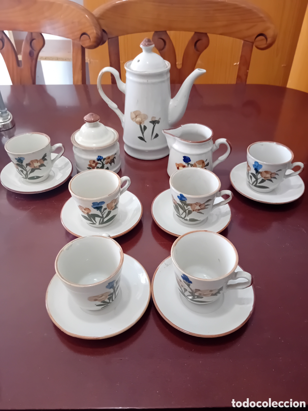 Vintage: ☕ Juego de caf&eacute; vintage de porcelana