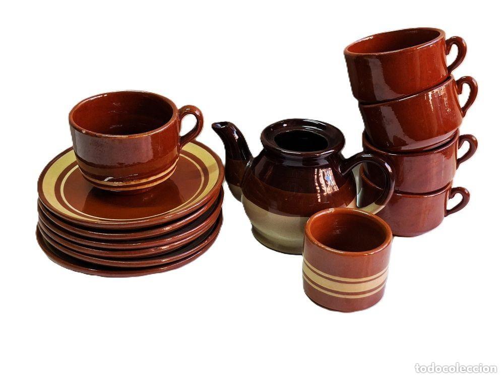 Vintage: JUEGO DE T&Eacute; DE CER&Aacute;MICA