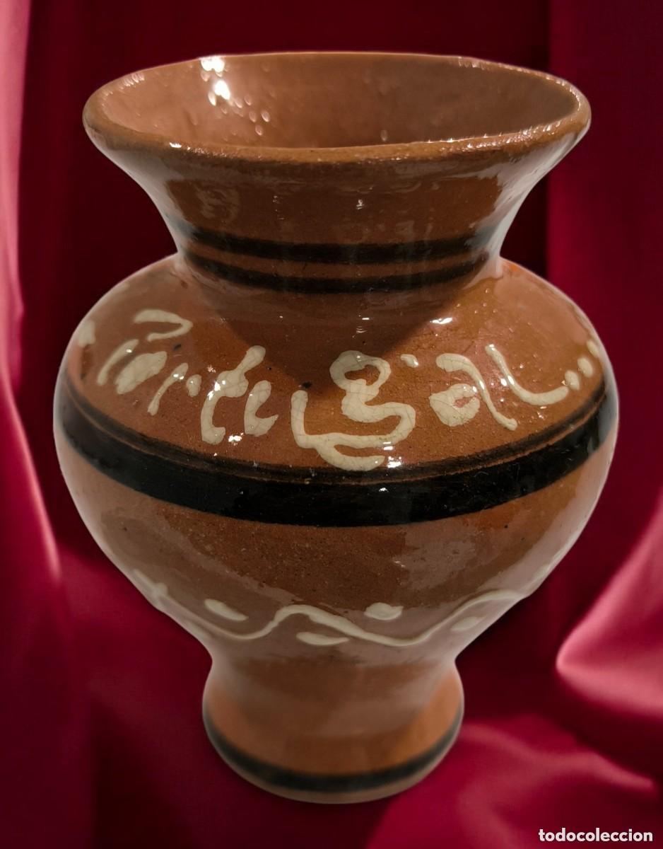 Vintage: Jarr&oacute;n de Alfarer&iacute;a Artesanal Portuguesa &ndash; Encanto R&uacute;stico y Tradici&oacute;n