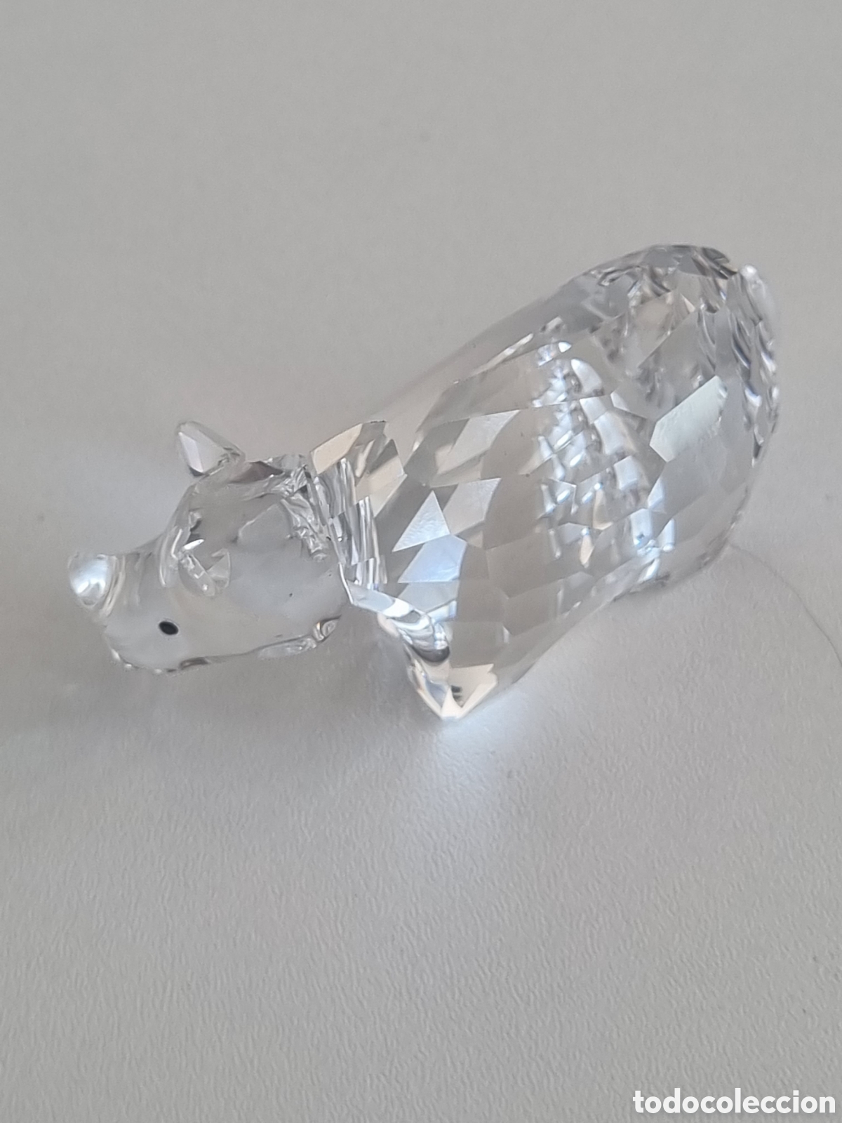 Vintage: Swarovski rinoceronte cristal figura