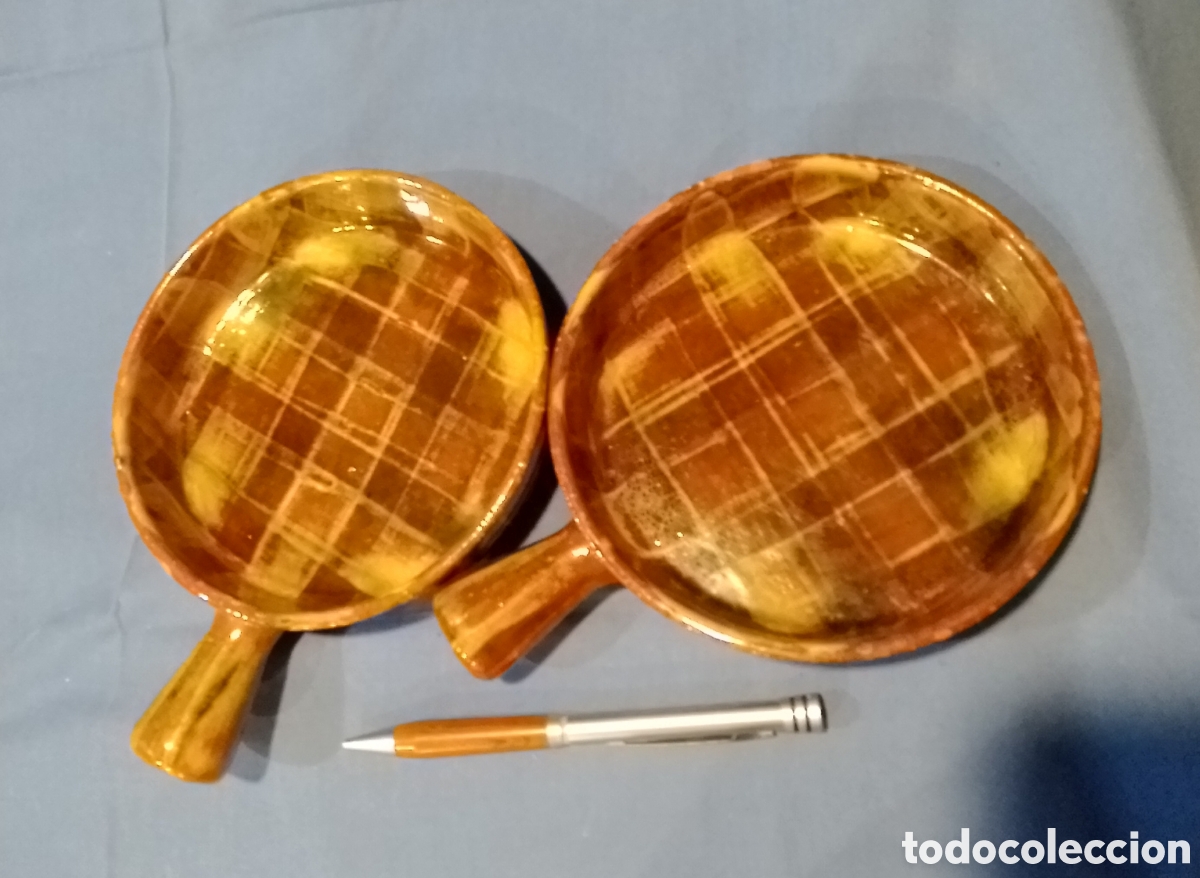 Vintage: Platos cer&aacute;mica servicio de aperitivo
