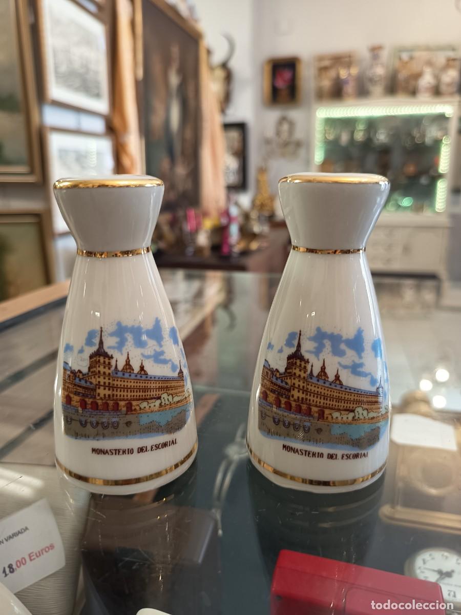 Vintage: Pareja de saleros Monasterio El Escorial