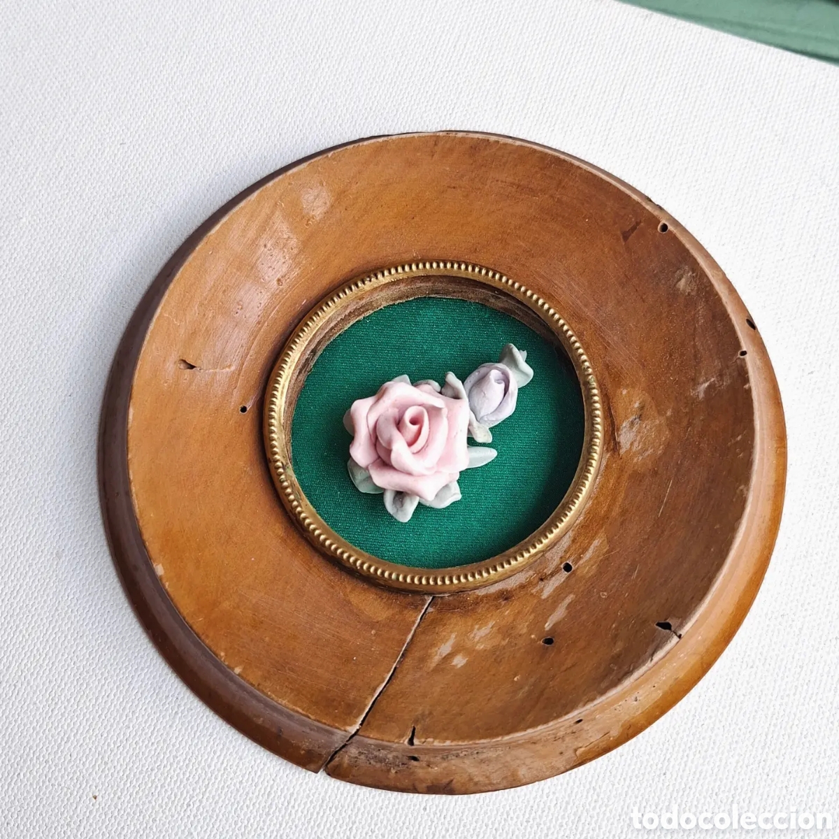 Vintage: Antiguo Cuadro Miniatura A&ntilde;os 50