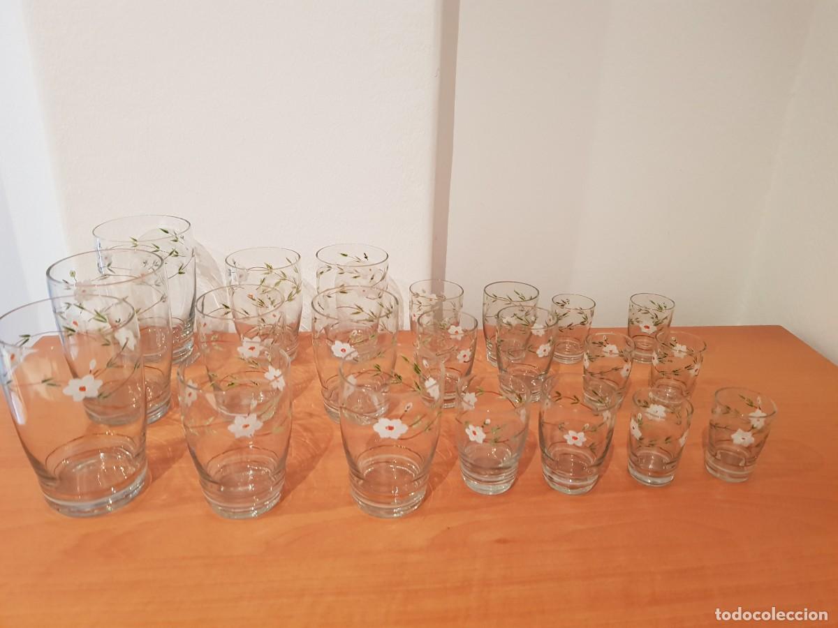 Vintage: LOTE VASOS DE CRISTAL DE FLORES ANTIGUOS- VARIOS TAMA&Ntilde;OS