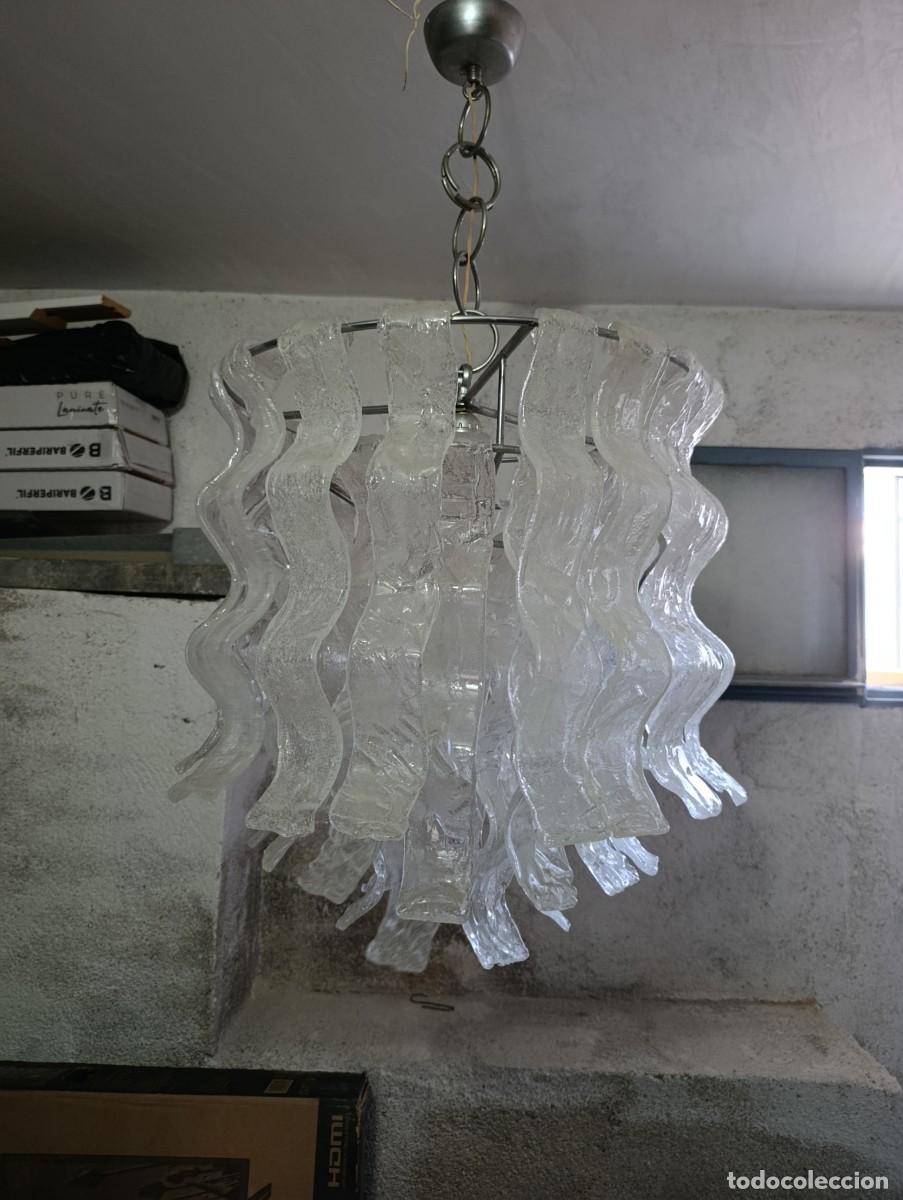 Vintage: Lampara de cristal vintage