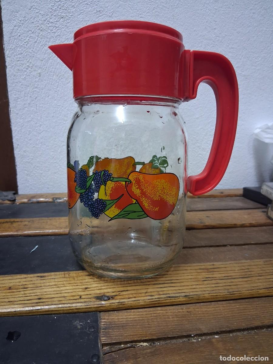 Vintage: Jarra de cocina para el vino ponche cristal vintage de los a&ntilde;os 80