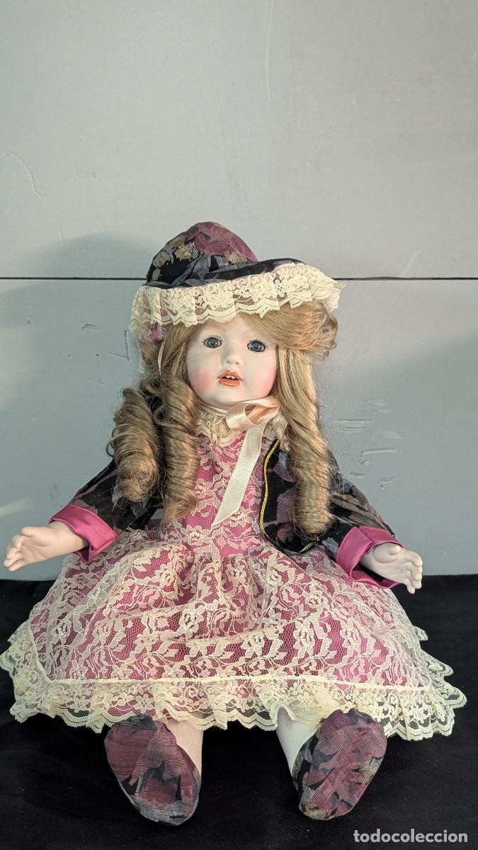 Vintage: Mu&ntilde;eca antigua porcelana articulable