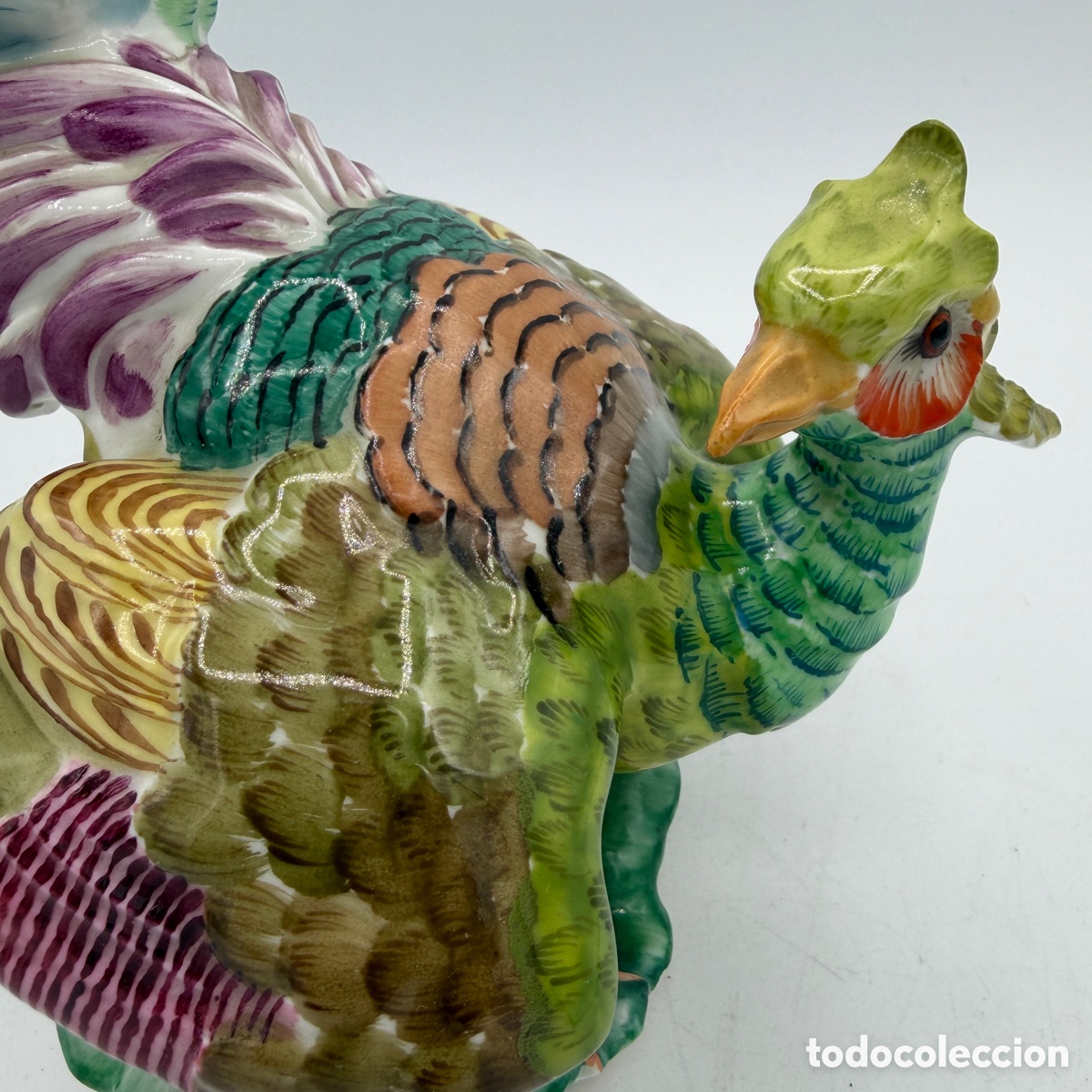 Vintage: Figura de fais&aacute;n de Cer&aacute;micas Hispania (1950-1970)