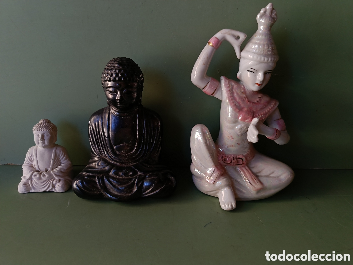 Vintage: Im&aacute;genes de tres dioses o divinidades orientales
