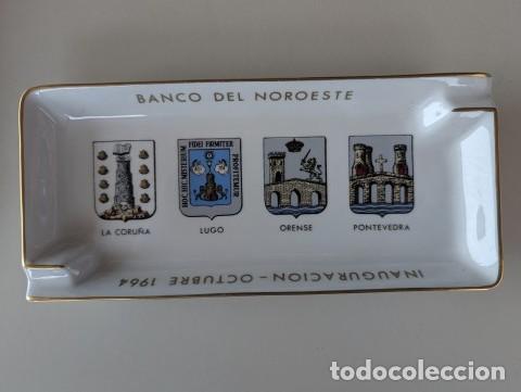 Vintage: RRR CENICERO BANCO NOROESTE - INAUGURACION 1964 - PONTESA - ROYAL CHINA VIGO - IMPECABLE