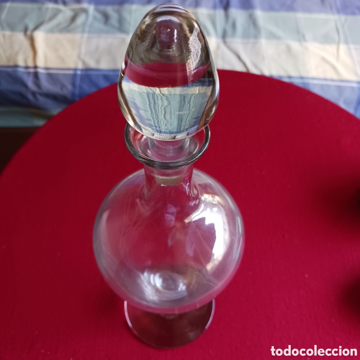 Vintage: Botella de cristal transparente - Foto 2