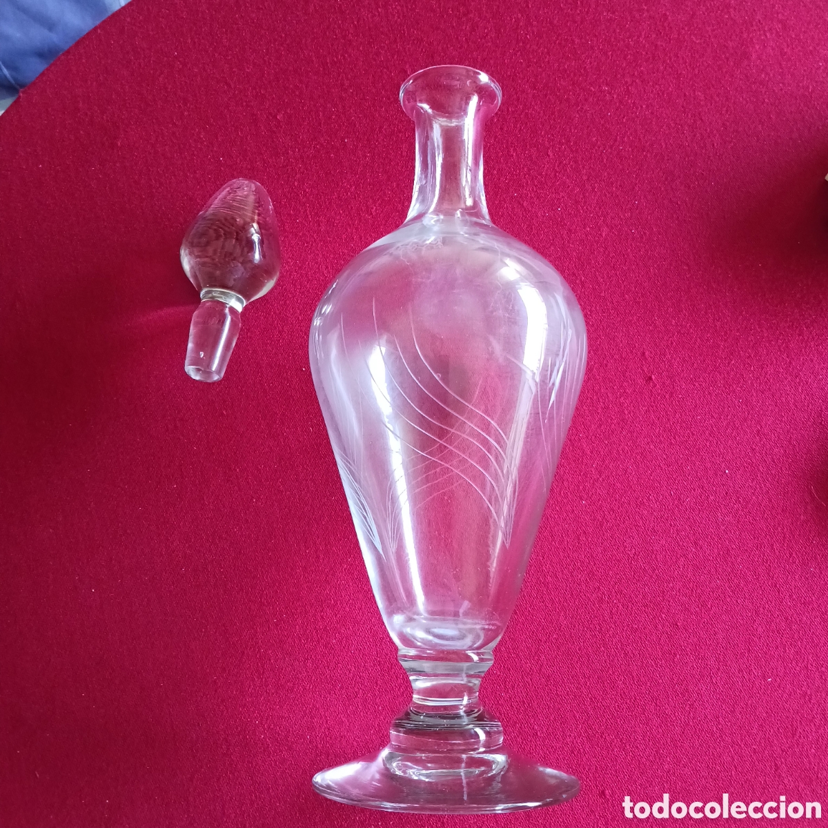 Vintage: Botella de cristal transparente - Foto 4