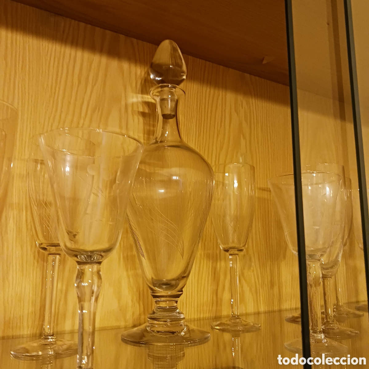 Vintage: Botella de cristal transparente - Foto 5