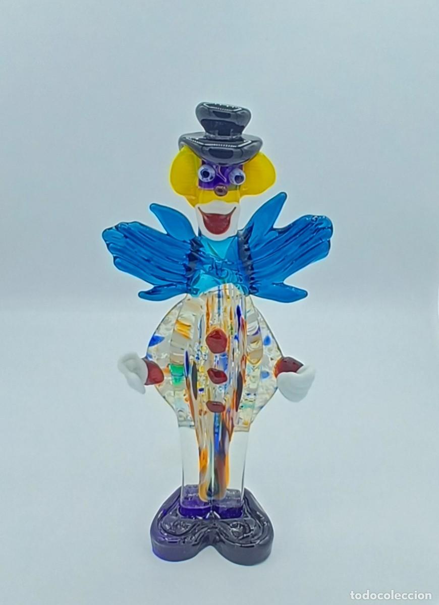 Vintage: Payaso de cristal de Murano.