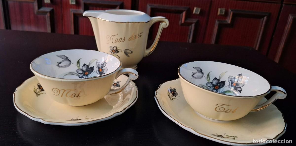 Vintage: Juego de caf&eacute; vintage C&eacute;ranord Saint-Amand &ndash; &ldquo;Toi & Moi&rdquo;