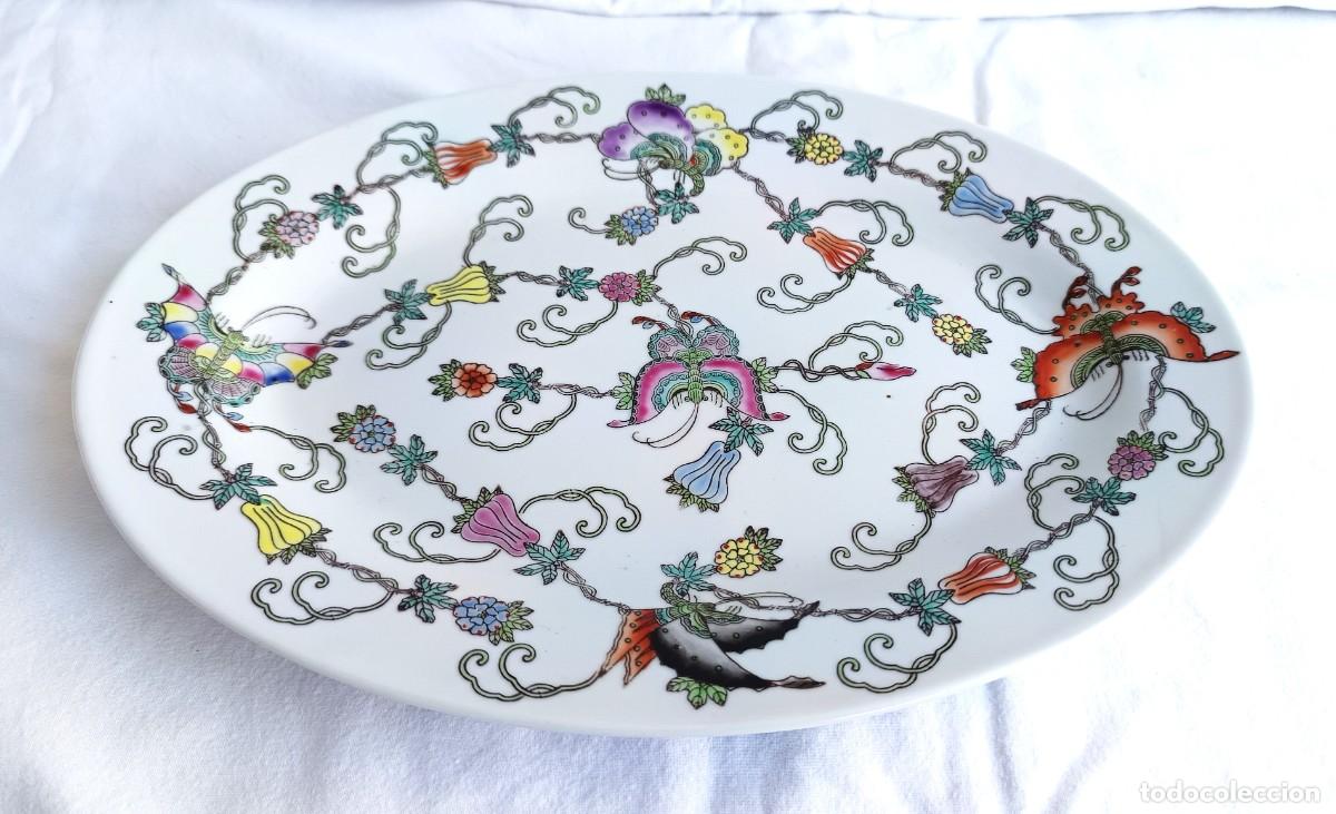 Vintage: Bandeja decorativa - China - Porcelana china Porcelana de pasta blanda - Buen estado