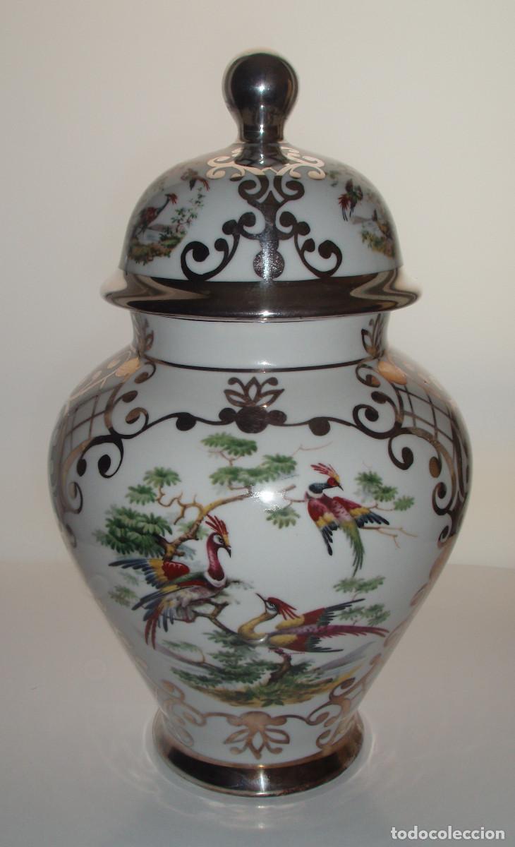 Vintage: TIBOR. PORCELANA Y PLATA DE LEY. MARCA ARTLYNSA.