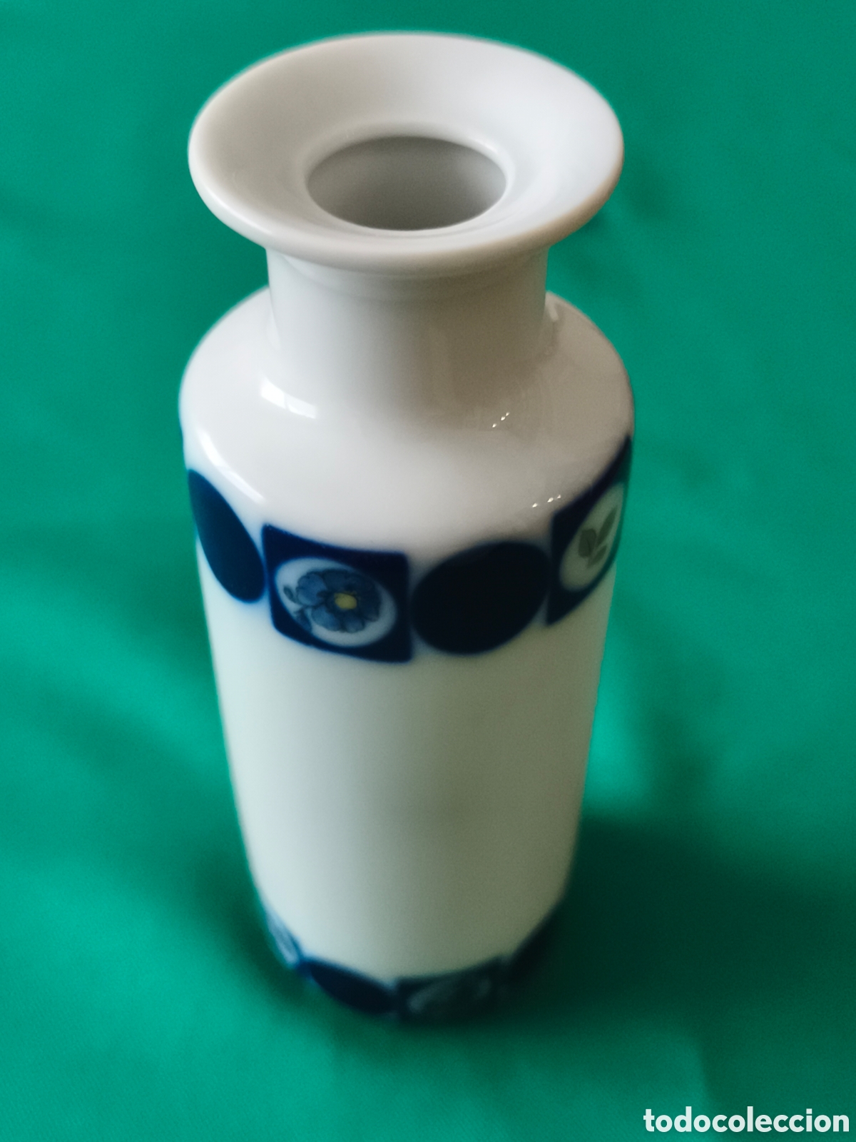 Vintage: Jarr&oacute;n de Porcelana Santa Clara Vigo - Modelo Flores Vintage (MAH)